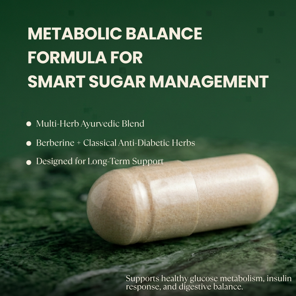 Madhuron | Ayurvedic Blood Sugar Support | FSSAI Certified | 60 Veg Capsules