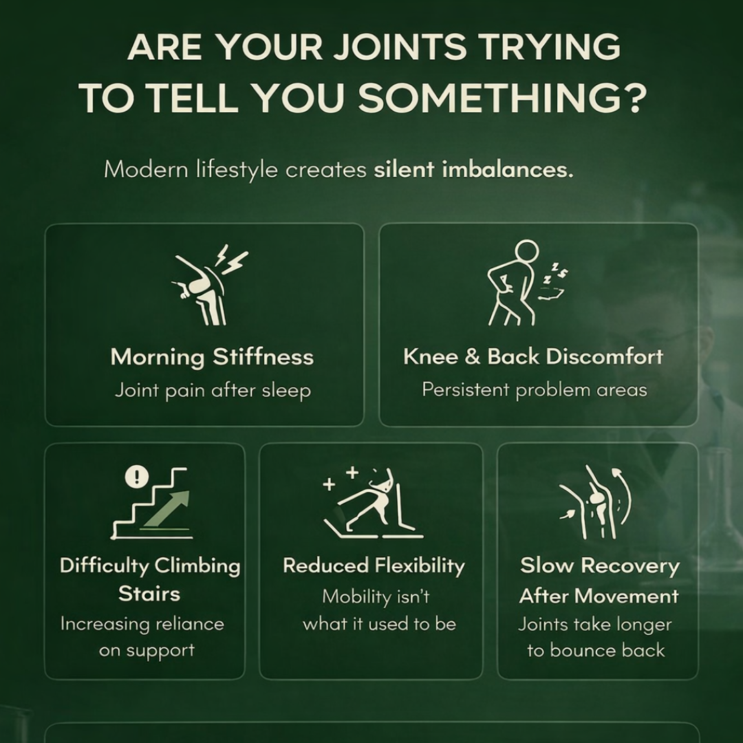 Jivashakti | Ayurvedic Joint Support Capsules | FSSAI Certified | 60 Veg Capsules