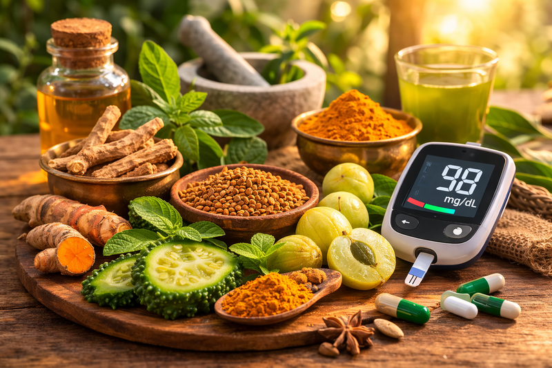 Best Ayurvedic Herbs for Controlling Blood Sugar Naturally