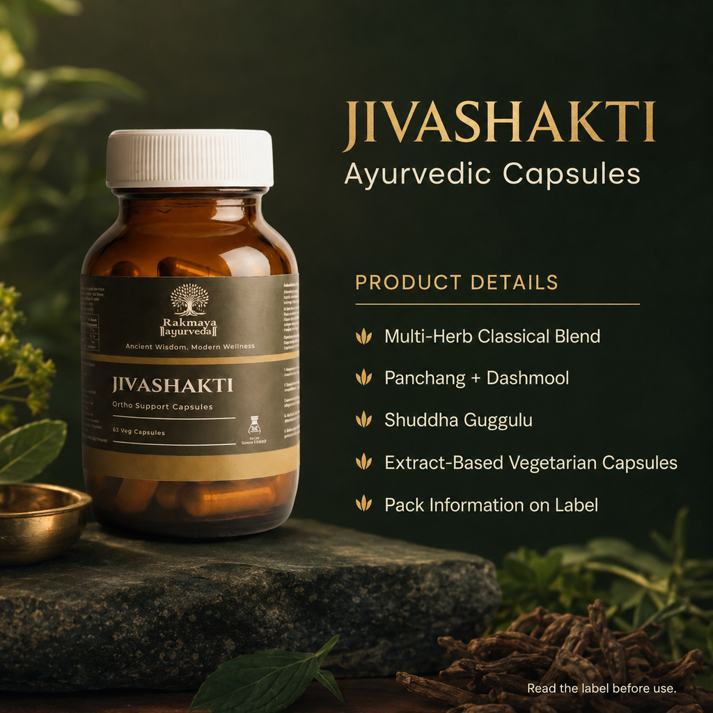 Jivashakti | Ayurvedic wellness supplement| FSSAI Certified | 60 Veg Capsules
