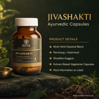 Jivashakti | Ayurvedic wellness supplement| FSSAI Certified | 60 Veg Capsules