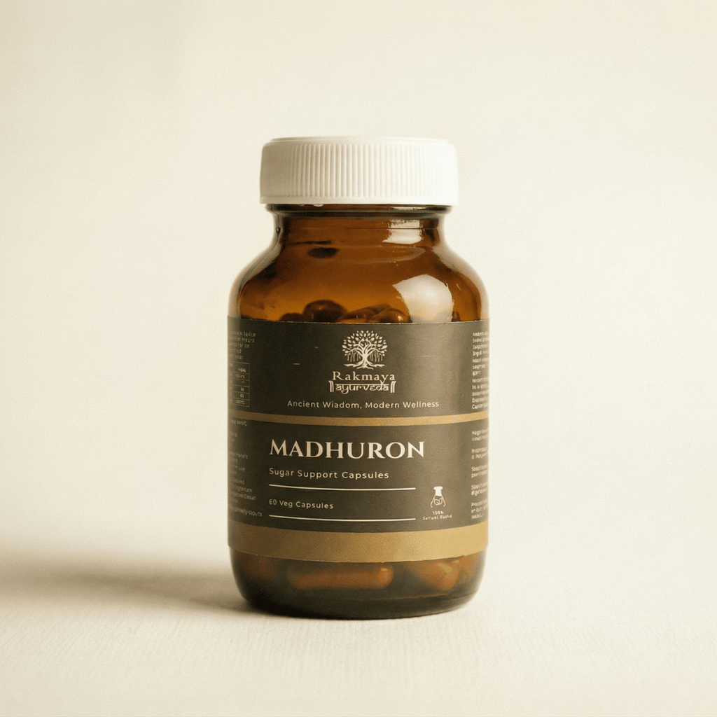 Madhuron | Ayurvedic Blood Sugar Support | FSSAI Certified | 60 Veg Capsules