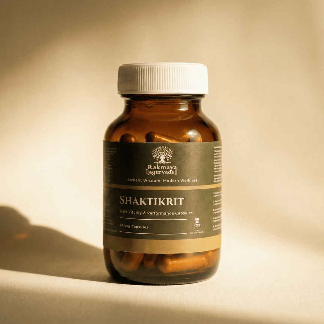 Shaktikrit | Ayurvedic Male Vitality Capsules | FSSAI Certified | 60 Veg Capsules