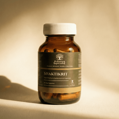 Shaktikrit | Ayurvedic Male Vitality Capsules | FSSAI Certified | 60 Veg Capsules