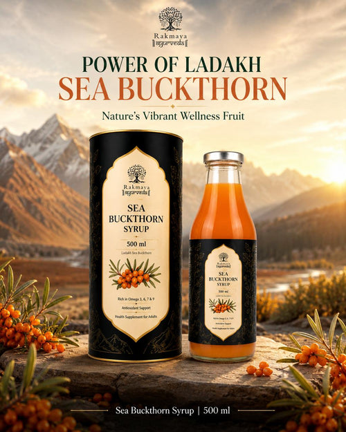 Sea Buckthorn Syrup | Ladakh Sea Buckthorn Juice | Omega 3,6,7 & 9 | FSSAI Certified