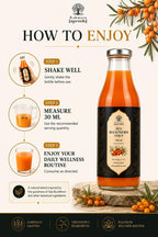 Sea Buckthorn Syrup | Ladakh Sea Buckthorn Juice | Omega 3,6,7 & 9 | FSSAI Certified